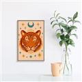 Picture of The third eye tiger _GroupedProduct_Rectangle_Portrait_Canvas_Framed_