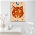 Picture of The third eye tiger _GroupedProduct_Rectangle_Portrait_Canvas_Framed_