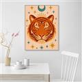 Picture of The third eye tiger _GroupedProduct_Rectangle_Portrait_Canvas_Framed_