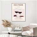 Picture of Red Wine  _GroupedProduct_Rectangle_Portrait_Canvas_Framed_