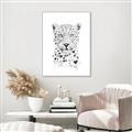 Picture of Lovely leopard _GroupedProduct_Rectangle_Portrait_Canvas_Framed_