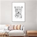 Picture of Lovely leopard _GroupedProduct_Rectangle_Portrait_Canvas_Framed_