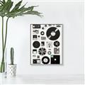 Picture of Retro Data _GroupedProduct_Rectangle_Portrait_Canvas_Framed_