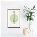 Picture of Guitar _GroupedProduct_Rectangle_Portrait_Canvas_Framed_