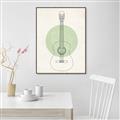 Picture of Guitar _GroupedProduct_Rectangle_Portrait_Canvas_Framed_