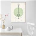 Picture of Guitar _GroupedProduct_Rectangle_Portrait_Canvas_Framed_