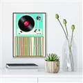 Picture of Vinyl Stack _GroupedProduct_Rectangle_Portrait_Canvas_Framed_