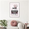 Picture of Stack of Fashion Books  _GroupedProduct_Rectangle_Portrait_Canvas_Framed_