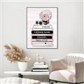 Picture of Stack of Fashion Books  _GroupedProduct_Rectangle_Portrait_Canvas_Framed_