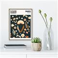 Picture of Flower Market Paris Poster _GroupedProduct_Rectangle_Portrait_Canvas_Framed_