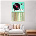 Picture of Vinyl Stack _GroupedProduct_Rectangle_Portrait_Unframed_Print_Only_