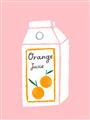 Picture of Orange Juice Poster _GroupedProduct_Rectangle_Portrait_Unframed_Print_Only_