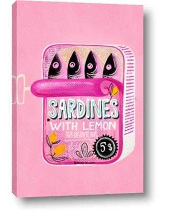 Picture of Sardines Tin Can Pink