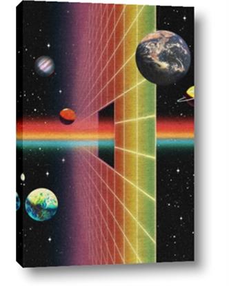 Picture of Space Rainbow Poster
