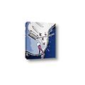 Picture of Retro Blue guitar Poster _GroupedProduct_Rectangle_Portrait_Canvas_