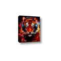 Picture of Tiger With Headphones animal _GroupedProduct_Rectangle_Portrait_Canvas_