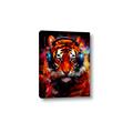 Picture of Tiger With Headphones animal _GroupedProduct_Rectangle_Portrait_Canvas_