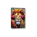 Picture of Lion With Headphones animal _GroupedProduct_Rectangle_Portrait_Canvas_