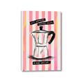 Picture of Mocca Coffee on Stripes - Hug in a Cup _GroupedProduct_Rectangle_Portrait_Canvas_