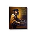 Picture of Old Vinyl Sounds Better Typography Poster _GroupedProduct_Rectangle_Portrait_Canvas_
