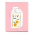 Picture of Orange Juice Poster _GroupedProduct_Rectangle_Portrait_Canvas_