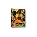 Picture of Music Guitar Collage  _GroupedProduct_Rectangle_Portrait_Canvas_