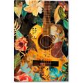 Picture of Music Guitar Collage  _GroupedProduct_Rectangle_Portrait_Canvas_