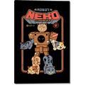 Picture of Robo Neko Cat Poster _GroupedProduct_Rectangle_Portrait_Canvas_