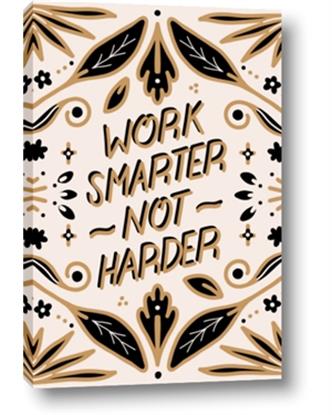 Picture of Work Smarter Not Harder Typography Poster