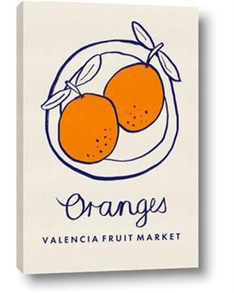 Picture of Food Art - Oranges Valencia Fruit Market