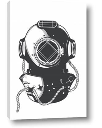 Picture of Vintage Diver Poster