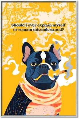 Picture of Should I Over Explain Myself Typhography Poster