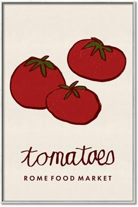 Picture of Food Art - Tomatoes Rome Food Market