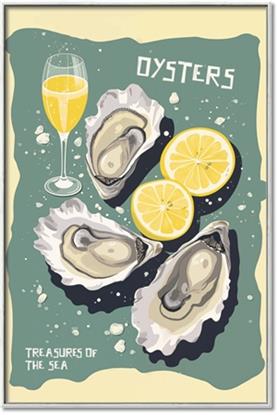 Picture of Oysters Poster