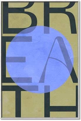 Picture of Breath Typography Poster
