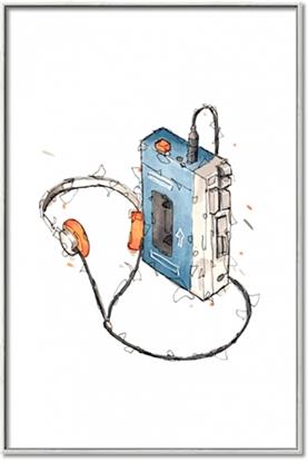 Picture of Retro Walkman Poster