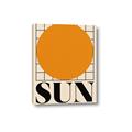 Picture of Sun Typography Poster _GroupedProduct_Rectangle_Portrait_Canvas_