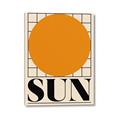 Picture of Sun Typography Poster _GroupedProduct_Rectangle_Portrait_Canvas_