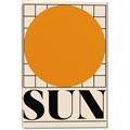 Picture of Sun Typography Poster _GroupedProduct_Rectangle_Portrait_Canvas_