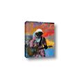 Picture of Retro Spaceman with Guitar Poster _GroupedProduct_Rectangle_Portrait_Canvas_