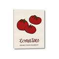 Picture of Food Art - Tomatoes Rome Food Market _GroupedProduct_Rectangle_Portrait_Canvas_