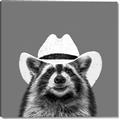Picture of Wyatt The Cowboy Raccoon _GroupedProduct_Square_Canvas_