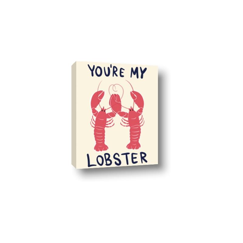 Picture of You are My Lobster Poster _GroupedProduct_Rectangle_Portrait_Canvas_