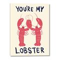 Picture of You are My Lobster Poster _GroupedProduct_Rectangle_Portrait_Canvas_