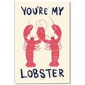 Picture of You are My Lobster Poster _GroupedProduct_Rectangle_Portrait_Canvas_