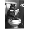 Picture of Plus Size Kitty on the Loo _GroupedProduct_Rectangle_Portrait_Canvas_