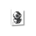Picture of Vintage Diver Poster _GroupedProduct_Rectangle_Portrait_Canvas_