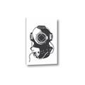 Picture of Vintage Diver Poster _GroupedProduct_Rectangle_Portrait_Canvas_