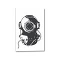 Picture of Vintage Diver Poster _GroupedProduct_Rectangle_Portrait_Canvas_