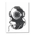 Picture of Vintage Diver Poster _GroupedProduct_Rectangle_Portrait_Canvas_